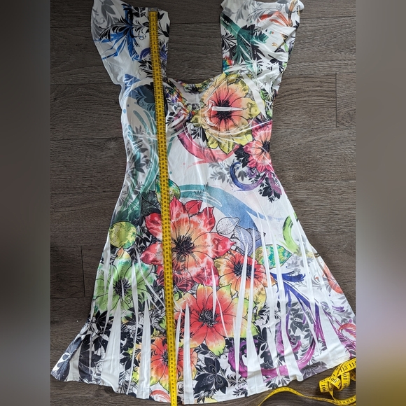 FLORAL WRAP DRESS - Colori - Picture 11 of 11